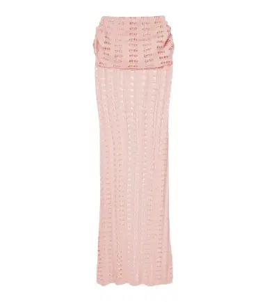 Aya Muse Draped pointelle maxi skirt | Thumbnail 1