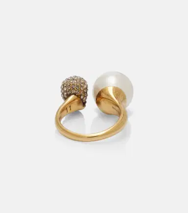 Alexander McQueen Skull embellished ring | Thumbnail 2