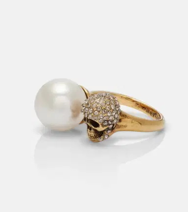Alexander McQueen Skull embellished ring | Thumbnail 3