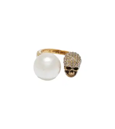 Alexander McQueen Skull embellished ring | Thumbnail 1