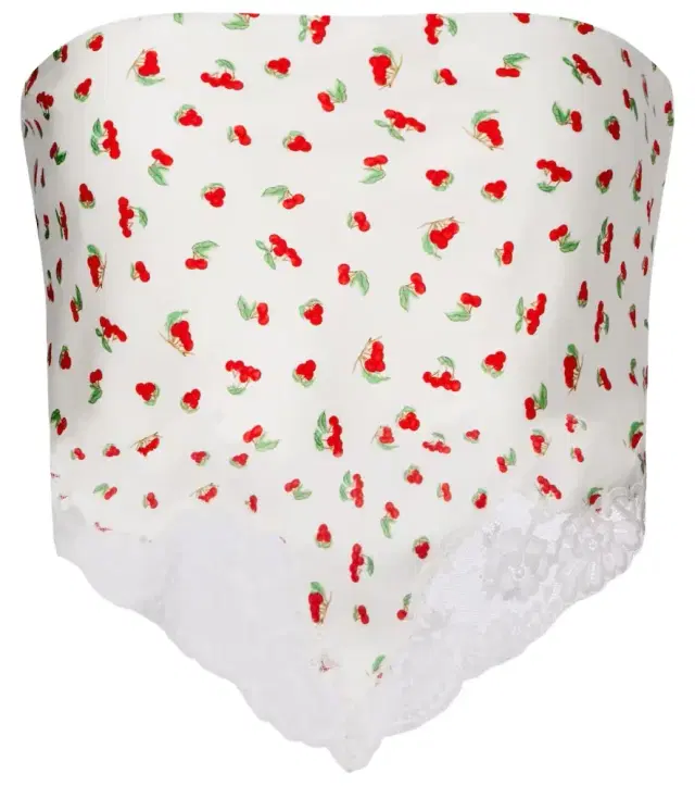 Posse Fae lace-trimmed printed top