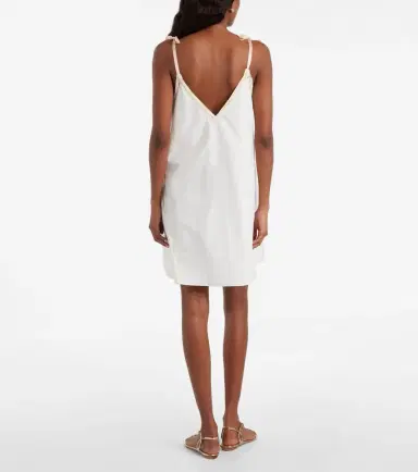 Posse Alma lace-trimmed cotton minidress | Thumbnail 3 Posse Alma lace-trimmed cotton minidress | Thumbnail 3