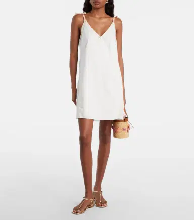 Posse Alma lace-trimmed cotton minidress | Thumbnail 4 Posse Alma lace-trimmed cotton minidress | Thumbnail 4