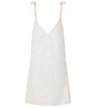 Posse Alma lace-trimmed cotton minidress | Thumbnail 1 Posse Alma lace-trimmed cotton minidress | Thumbnail 1