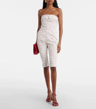 Posse Ebony printed cotton-blend capri pants | Thumbnail 3