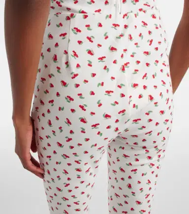 Posse Ebony printed cotton-blend capri pants | Thumbnail 5