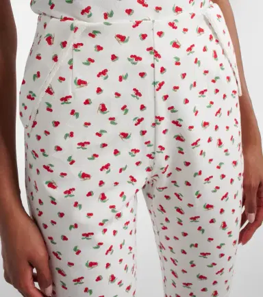 Posse Ebony printed cotton-blend capri pants | Thumbnail 6