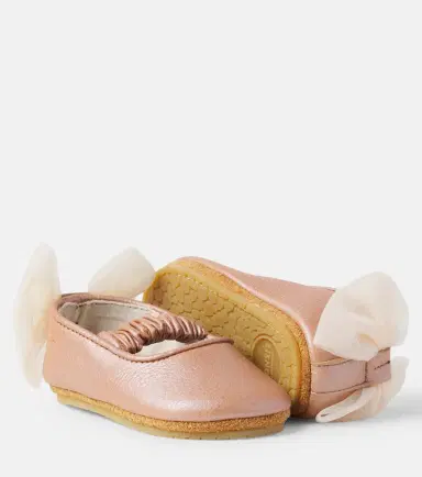 DONSJE Baby Luyax metallic leather ballet flats | Thumbnail 2