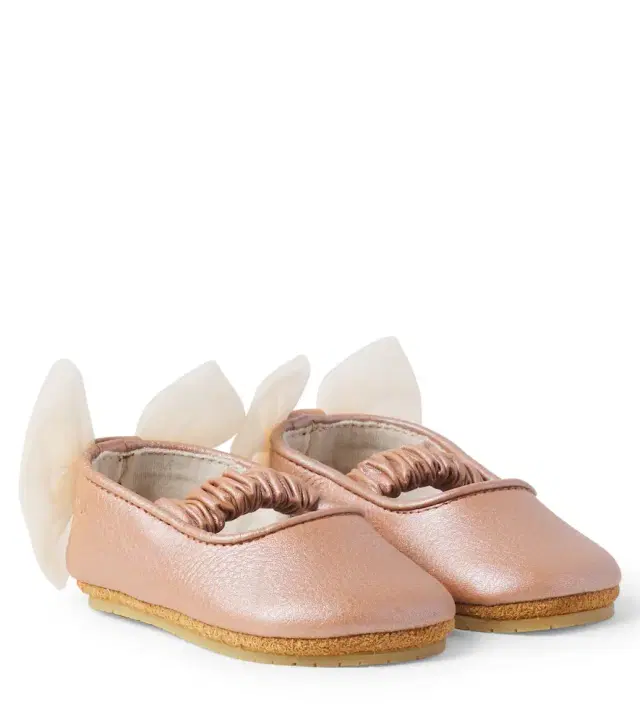 Donsje Baby Luyax metallic leather ballet flats