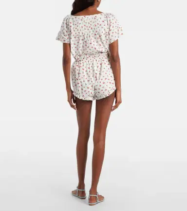 Posse Delia printed cotton shorts | Thumbnail 2
