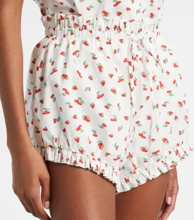 Posse Delia printed cotton shorts | Thumbnail 3