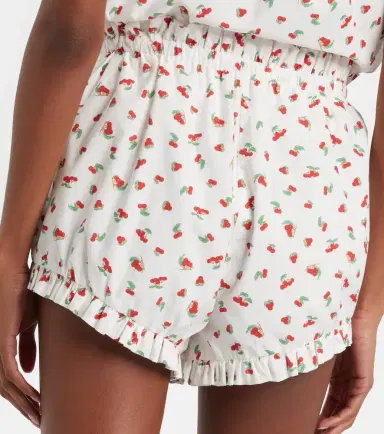 Posse Delia printed cotton shorts | Thumbnail 5