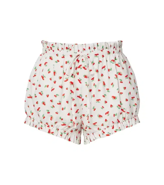 Delia printed cotton shorts