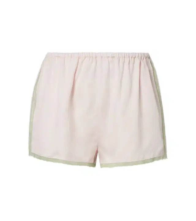 Posse Perla lace-trimmed shorts