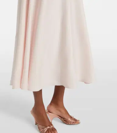 Posse Perla lace-trimmed midi dress | Thumbnail 5