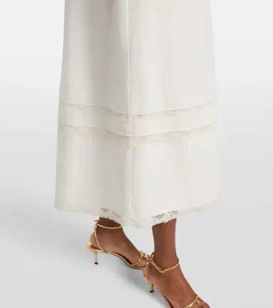 Posse Alma lace-trimmed midi skirt | Thumbnail 4 Posse Alma lace-trimmed midi skirt | Thumbnail 4