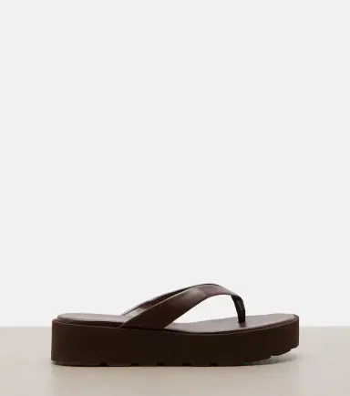 Gianvito Rossi Leather platform thong sandals | Thumbnail 4