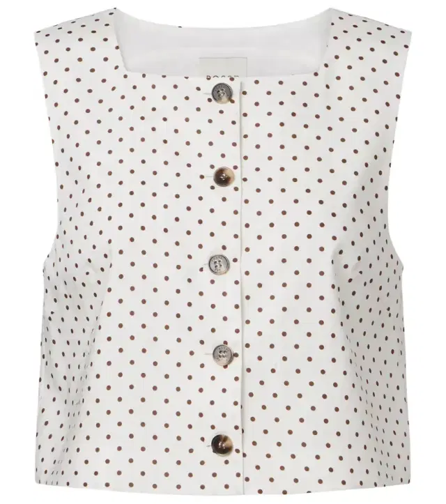 Rio polka-dot crop top