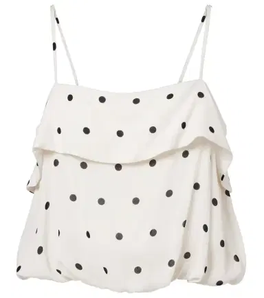 Adriana Degreas Polka-dot crop top | Thumbnail 1