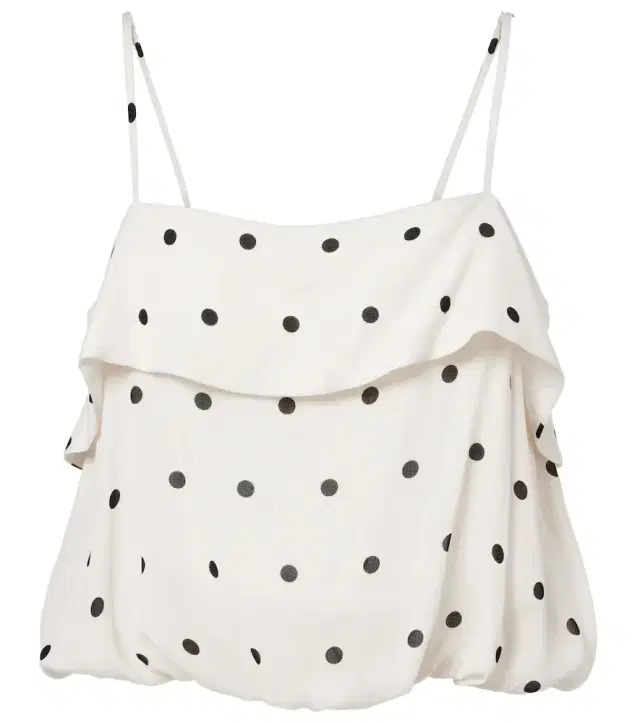 Polka-dot crop top