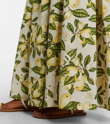 ADRIANA DEGREAS Printed cotton-blend maxi skirt | Thumbnail 4 ADRIANA DEGREAS Printed cotton-blend maxi skirt | Thumbnail 4