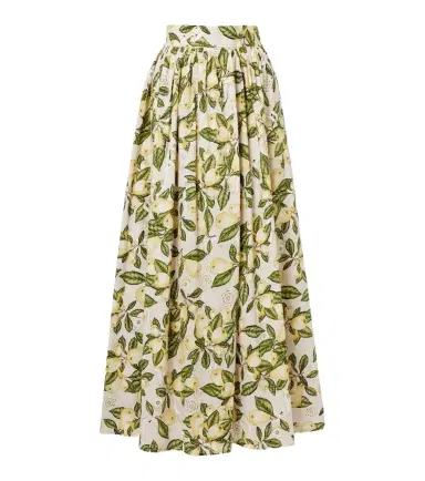 ADRIANA DEGREAS Printed cotton-blend maxi skirt | Thumbnail 1 ADRIANA DEGREAS Printed cotton-blend maxi skirt | Thumbnail 1