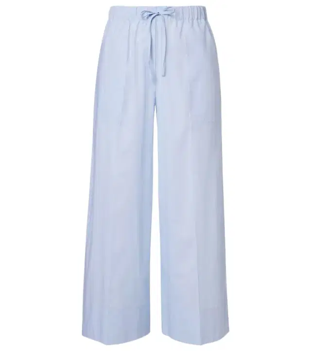 Toteme Cotton and linen wide-leg pants