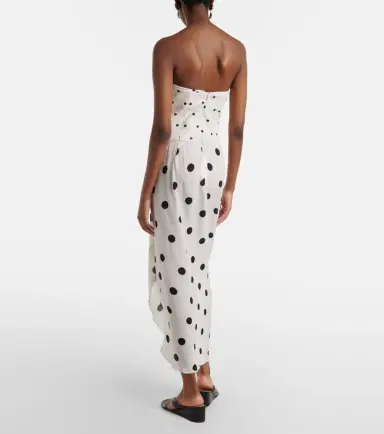 ADRIANA DEGREAS Draped polka-dot bustier dress | Thumbnail 4 ADRIANA DEGREAS Draped polka-dot bustier dress | Thumbnail 4