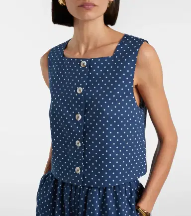 Posse Rio polka-dot cropped top | Thumbnail 2