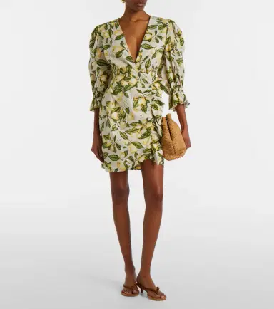 Adriana Degreas Printed cotton-blend minidress | Thumbnail 2