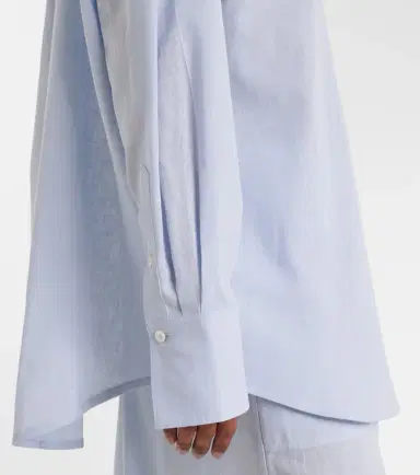TOTEME Oversized cotton and linen shirt | Thumbnail 2