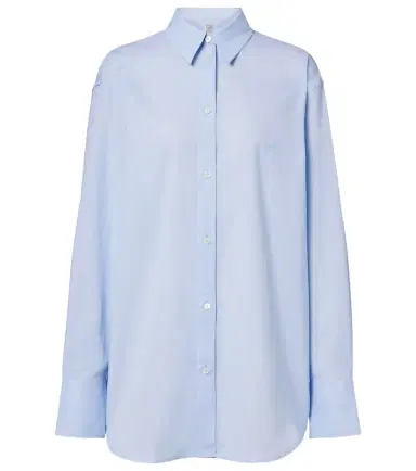 TOTEME Oversized cotton and linen shirt | Thumbnail 1