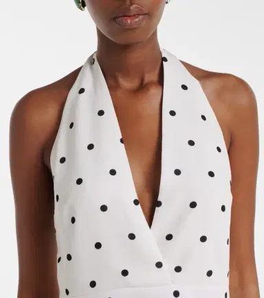 Adriana Degreas Polka-dot halterneck maxi dress | Thumbnail 4