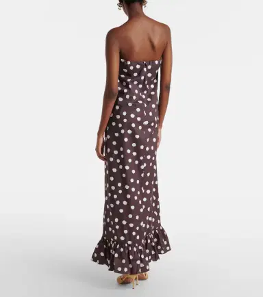 ADRIANA DEGREAS Polka-dot cotton-blend maxi dress | Thumbnail 3 ADRIANA DEGREAS Polka-dot cotton-blend maxi dress | Thumbnail 3