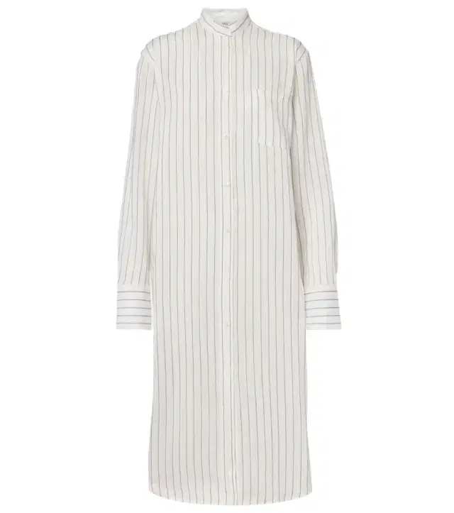 Striped shirt dress