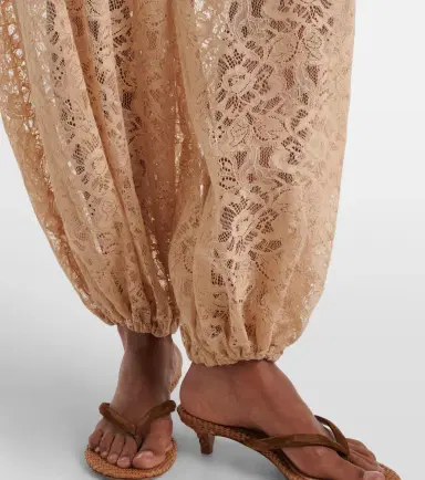 ADRIANA DEGREAS Lace balloon pants | Thumbnail 3 ADRIANA DEGREAS Lace balloon pants | Thumbnail 3