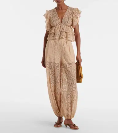 ADRIANA DEGREAS Lace balloon pants | Thumbnail 5 ADRIANA DEGREAS Lace balloon pants | Thumbnail 5
