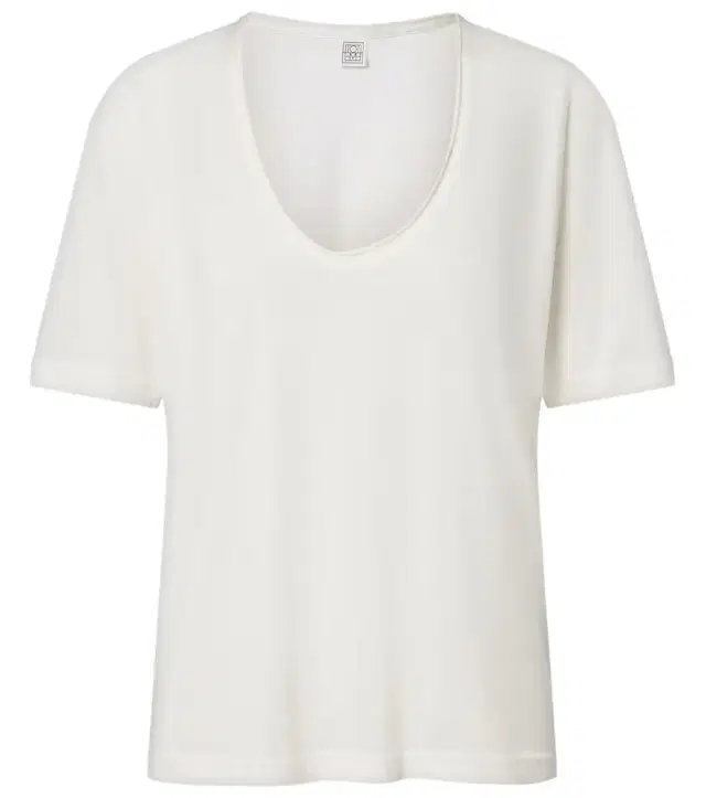 Toteme Cotton and silk T-shirt