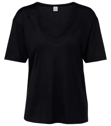 Toteme Cotton and silk jersey T-shirt | Thumbnail 1