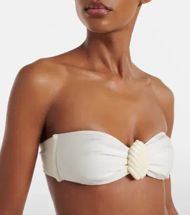 ADRIANA DEGREAS Embellished bandeau bikini | Thumbnail 4