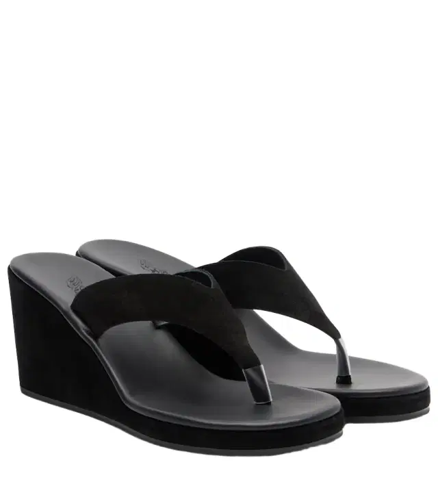 Ancient Greek Sandals Charys suede wedge thong sandals
