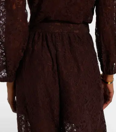 ADRIANA DEGREAS Cotton-blend lace balloon pants | Thumbnail 6