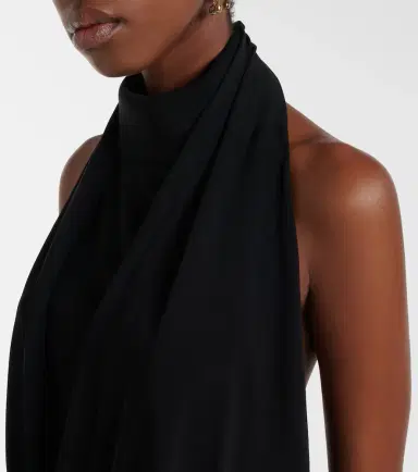 ADRIANA DEGREAS Gathered halterneck top | Thumbnail 3