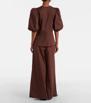 ADRIANA DEGREAS Cotton-blend wide-leg pants | Thumbnail 2 ADRIANA DEGREAS Cotton-blend wide-leg pants | Thumbnail 2