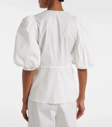 ADRIANA DEGREAS Cotton-blend top | Thumbnail 4