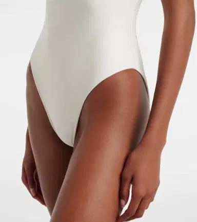 ADRIANA DEGREAS Floral-appliqué swimsuit | Thumbnail 4