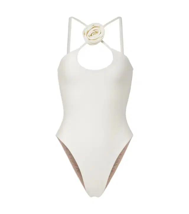 Adriana Degreas Floral-appliqué swimsuit