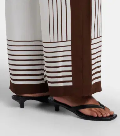 SIR. Destino striped silk wide-leg pants | Thumbnail 3 SIR. Destino striped silk wide-leg pants | Thumbnail 3