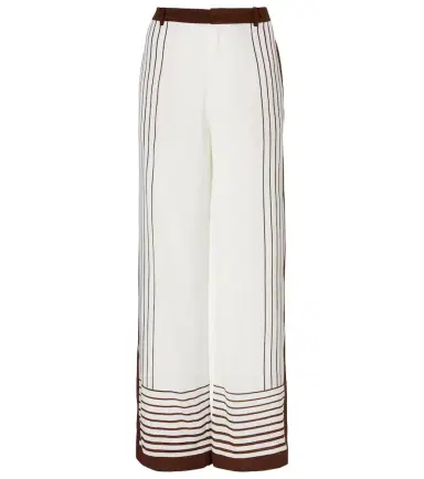 SIR. Destino striped silk wide-leg pants | Thumbnail 1 SIR. Destino striped silk wide-leg pants | Thumbnail 1