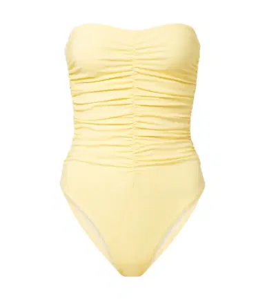 Karla Colletto Ruched bandeau swimsuit | Thumbnail 1